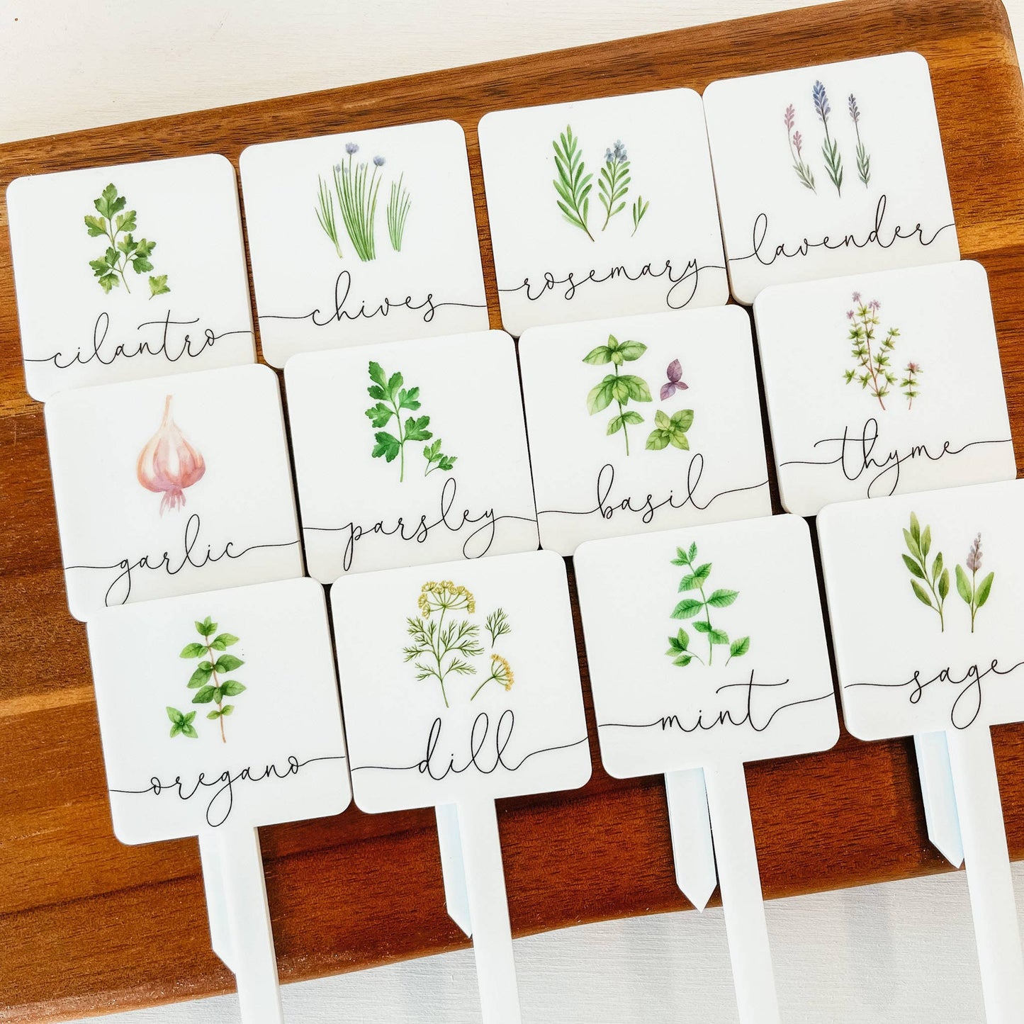 Herb Garden Marker - 13 Varieties
