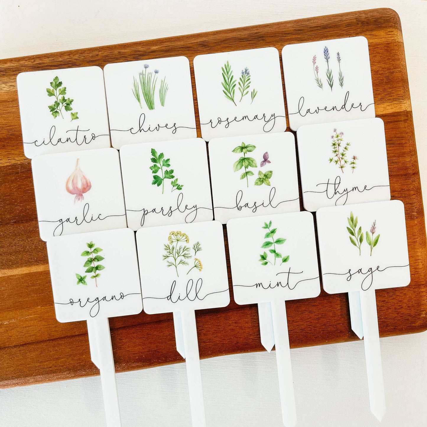 Herb Garden Marker - 13 Varieties