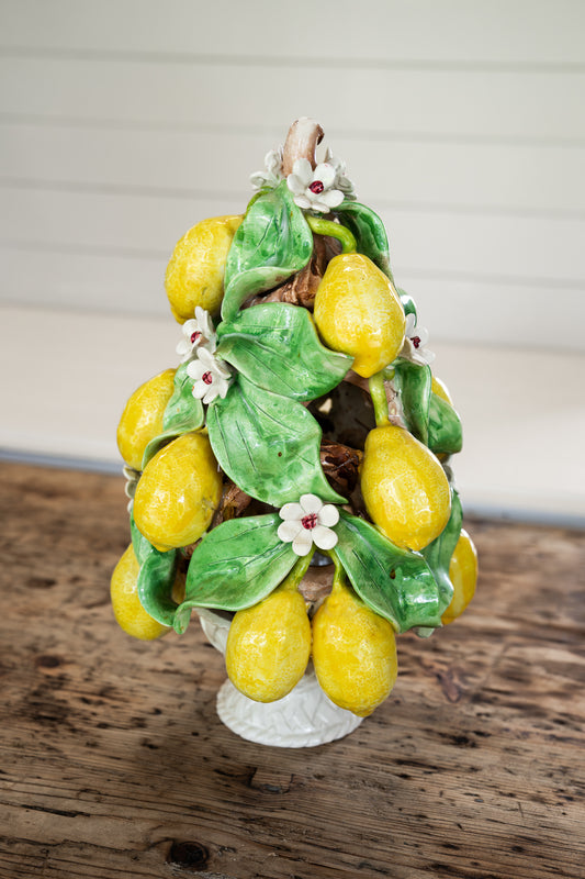 Ceramic Lemon Container